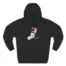 Black Slushy Noobz Hamzah Ai emad Three Panel Fleece Hoodie