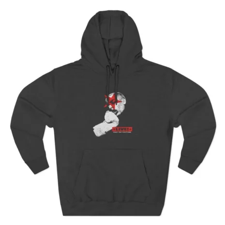 Charcoal Heather Slushy Noobz Hamzah Ai emad Three Panel Fleece Hoodie Charcoal Heather Slushy Noobz Hamzah Ai emad Three Panel Fleece Hoodie