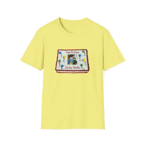 Slushy Noobz Birthday Cake T-Shirt Cornsilk Slushy Noobz Birthday Cake T-Shirt Cornsilk