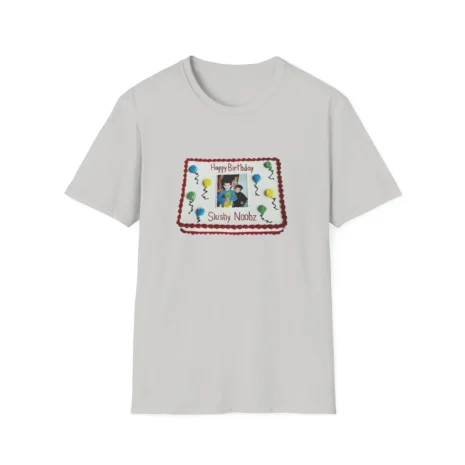 Slushy Noobz Birthday Cake T-Shirt Ice Grey Slushy Noobz Birthday Cake T-Shirt Ice Grey