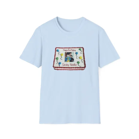 Slushy Noobz Birthday Cake T-Shirt Light Blue Slushy Noobz Birthday Cake T-Shirt Light Blue