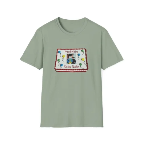 Slushy Noobz Birthday Cake T-Shirt Sage Slushy Noobz Birthday Cake T-Shirt Sage