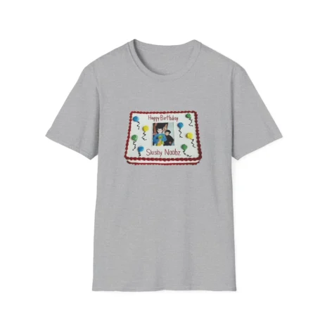 Slushy Noobz Birthday Cake T-Shirt Sport Grey Slushy Noobz Birthday Cake T-Shirt Sport Grey