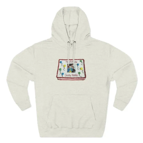 Slushy Noobz Birthday Cake Three-Panel Fleece Hoodie Oatmeal Heather (2) Slushy Noobz Birthday Cake Three-Panel Fleece Hoodie Oatmeal Heather (2)