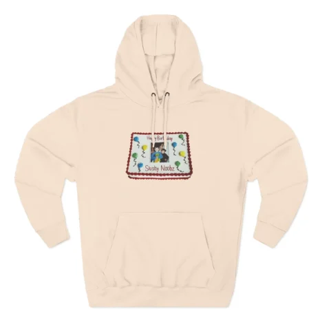 Slushy Noobz Birthday Cake Three-Panel Fleece Hoodie pale pink Slushy Noobz Birthday Cake Three-Panel Fleece Hoodie pale pink