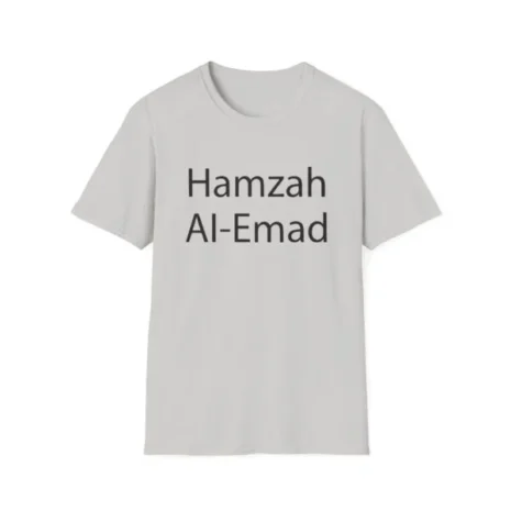 Slushy Noobz Hamzah AL-Emad Name T-Shirt Ice Grey Slushy Noobz Hamzah AL-Emad Name T-Shirt Ice Grey