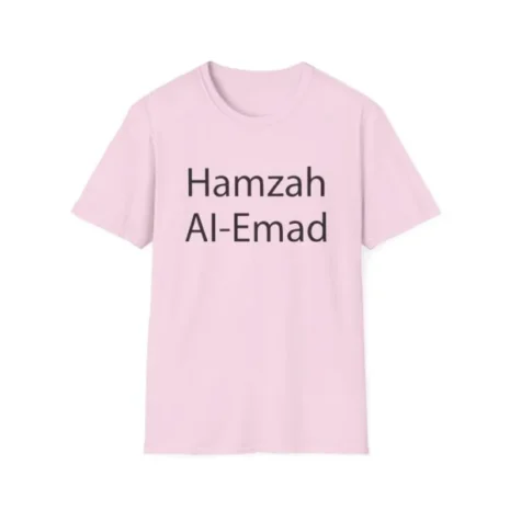 Slushy Noobz Hamzah AL-Emad Name T-Shirt Light Pink Slushy Noobz Hamzah AL-Emad Name T-Shirt Light Pink