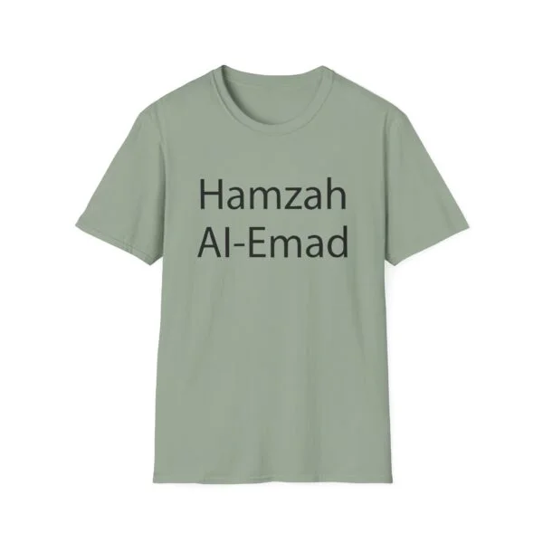Slushy Noobz Hamzah AL-Emad Name T-Shirt Sage