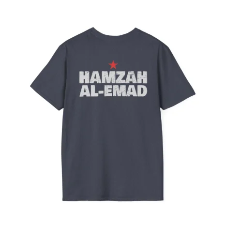 Slushy Noobz Hamzah AL-Emad T-Shirt Heather Navy Back Side Slushy Noobz Hamzah AL-Emad T-Shirt Heather Navy Back Side