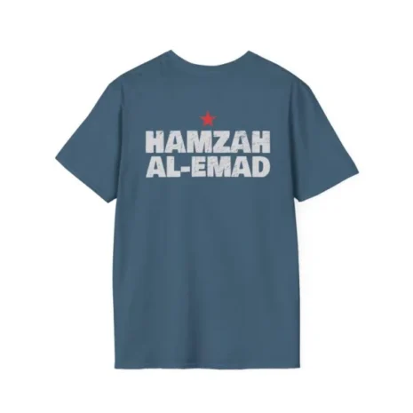 Slushy Noobz Hamzah AL-Emad T-Shirt Indigo Blue Back Side Slushy Noobz Hamzah AL-Emad T-Shirt Indigo Blue Back Side