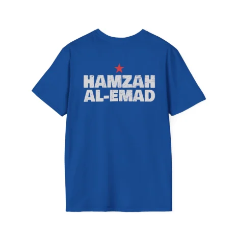 Slushy Noobz Hamzah AL-Emad T-Shirt Royal Back Side Slushy Noobz Hamzah AL-Emad T-Shirt Royal Back Side