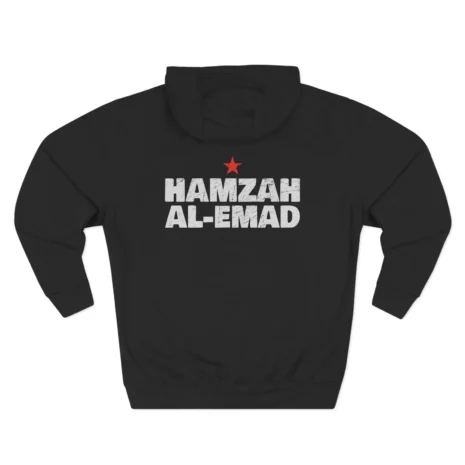Slushy Noobz Hamzah Ai-emad Three-Panel Fleece Hoodie Back Side Slushy Noobz Hamzah Ai-emad Three-Panel Fleece Hoodie Back Side