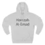 Slushy Noobz Hamzah Ai-emad Three-Panel Fleece Hoodie Heather Grey