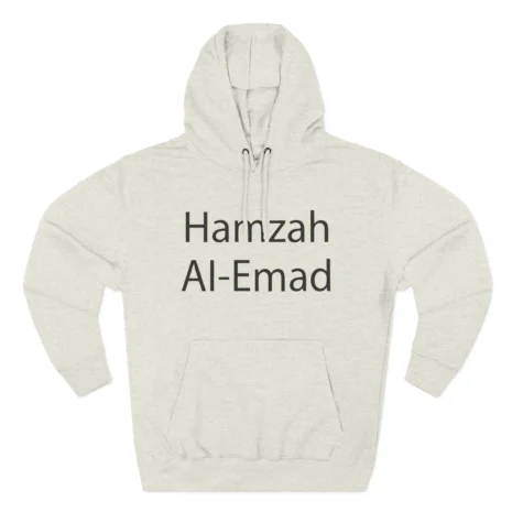 Slushy Noobz Hamzah Ai-emad Three-Panel Fleece Hoodie Oatmeal Heather Slushy Noobz Hamzah Ai-emad Three-Panel Fleece Hoodie Oatmeal Heather