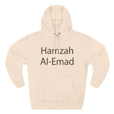 Slushy Noobz Hamzah Ai-emad Three-Panel Fleece Hoodie Pale Pink Slushy Noobz Hamzah Ai-emad Three-Panel Fleece Hoodie Pale Pink