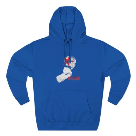 Slushy Noobz Hamzah Ai-emad Three-Panel Fleece Hoodie Royal Blue Slushy Noobz Hamzah Ai-emad Three-Panel Fleece Hoodie Royal Blue