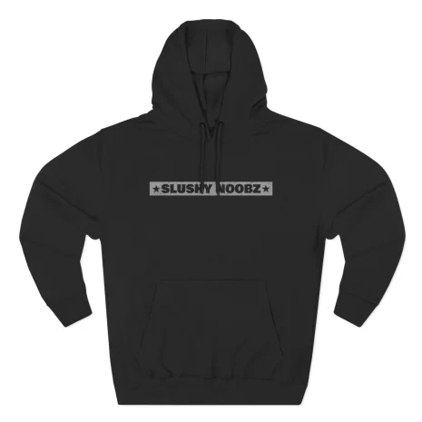 Slushy Noobz Hamzah Sucks More Three-Panel Fleece Hoodie Black Slushy Noobz Hamzah Sucks More Three-Panel Fleece Hoodie Black