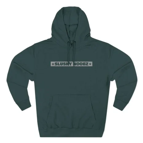 Slushy Noobz Hamzah Sucks More Three-Panel Fleece Hoodie Sports Green