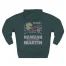 Slushy Noobz Hamzah Sucks More Three-Panel Fleece Hoodie Sports Green Back Side