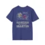 Slushy Noobz Hamzah Versus Martin T-Shirt Metro Blue Back Side