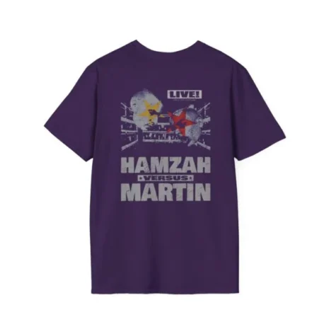 Slushy Noobz Hamzah Versus Martin T-Shirt Purple Back Side Slushy Noobz Hamzah Versus Martin T-Shirt Purple Back Side