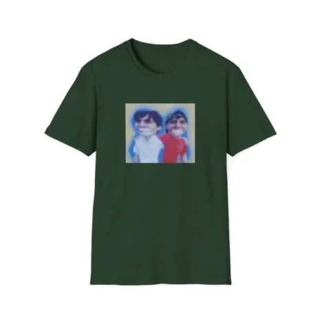 Slushy Noobz Hugging Funny Two Boys T-Shirt Forest Green Slushy Noobz Hugging Funny Two Boys T-Shirt Forest Green