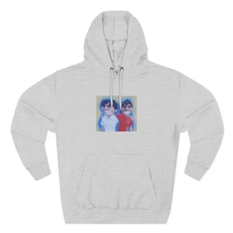 Slushy Noobz Hugging Three-Panel Fleece Hoodie Heather Grey Slushy Noobz Hugging Three-Panel Fleece Hoodie Heather Grey
