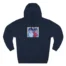 Slushy Noobz Hugging Three-Panel Fleece Hoodie Navy