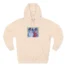 Slushy Noobz Hugging Three-Panel Fleece Hoodie Pale Pink