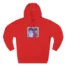 Slushy Noobz Hugging Three-Panel Fleece Hoodie Red