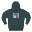 Slushy Noobz Hugging Three-Panel Fleece Hoodie Sports Green