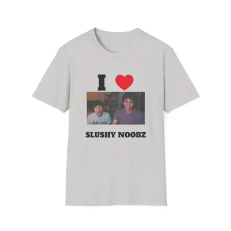 Slushy Noobz I Heart T-Shirt Ice Grey Slushy Noobz I Heart T-Shirt Ice Grey