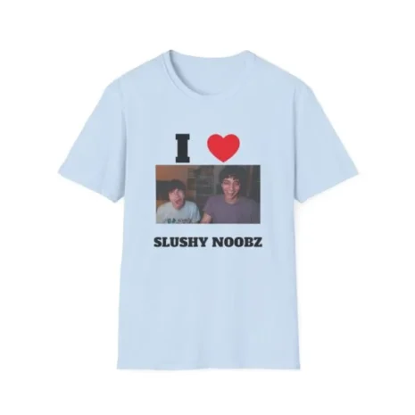 Slushy Noobz I Heart T-Shirt Light Blue Slushy Noobz I Heart T-Shirt Light Blue