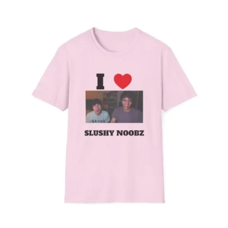 Slushy Noobz I Heart T-Shirt Light Pink Slushy Noobz I Heart T-Shirt Light Pink