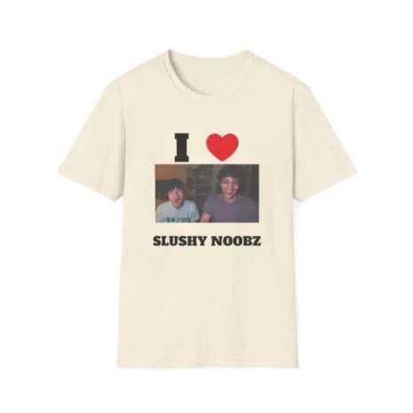 Slushy Noobz I Heart T-Shirt Natural Slushy Noobz I Heart T-Shirt Natural