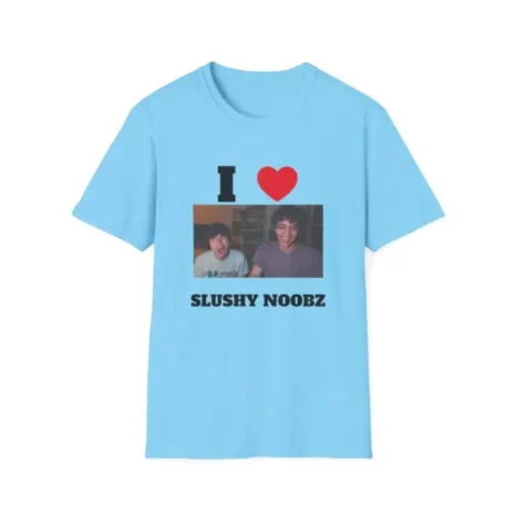 Slushy Noobz I Heart T-Shirt Sky