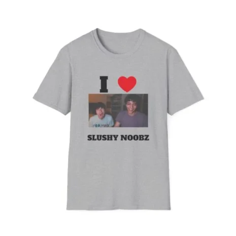 Slushy Noobz I Heart T-Shirt Sport Grey Slushy Noobz I Heart T-Shirt Sport Grey