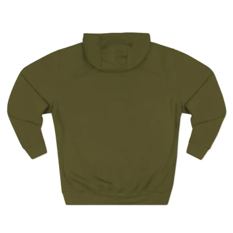 Slushy Noobz Martin Hamzah Find X Three-Panel Fleece Hoodie Army Green Back Side Slushy Noobz Martin Hamzah Find X Three-Panel Fleece Hoodie Army Green Back Side