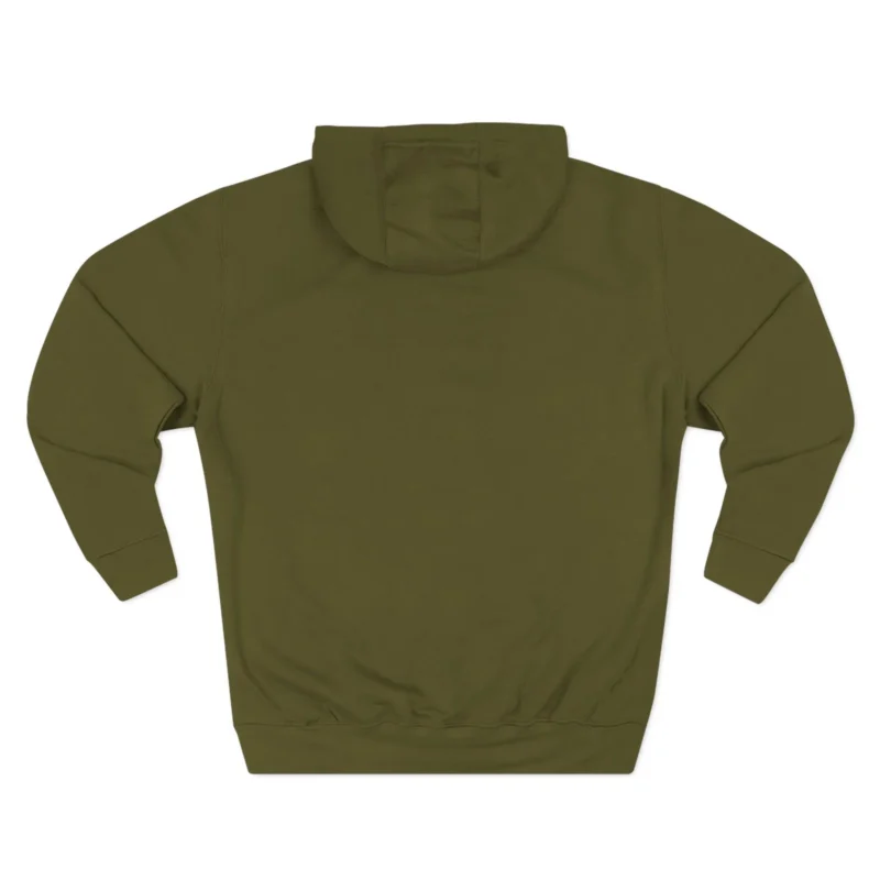 Slushy Noobz Martin Hamzah Find X Three-Panel Fleece Hoodie Army Green Back Side