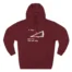 Slushy Noobz Martin Hamzah Find X Three-Panel Fleece Hoodie Burgundy