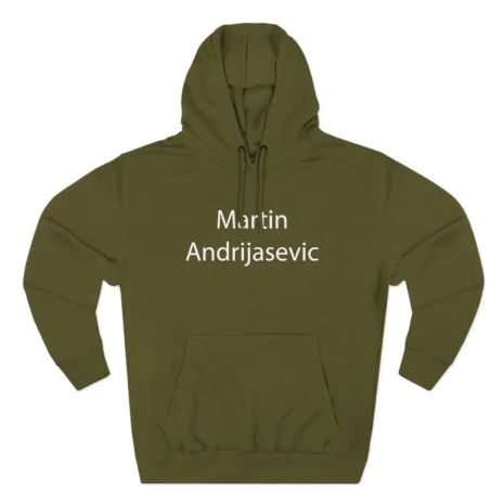 Slushy Noobz Martin Sucks Three-Panel Fleece Hoodie Army Green Slushy Noobz Martin Sucks Three-Panel Fleece Hoodie Army Green