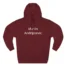 Slushy Noobz Martin Sucks Three-Panel Fleece Hoodie Burgundy