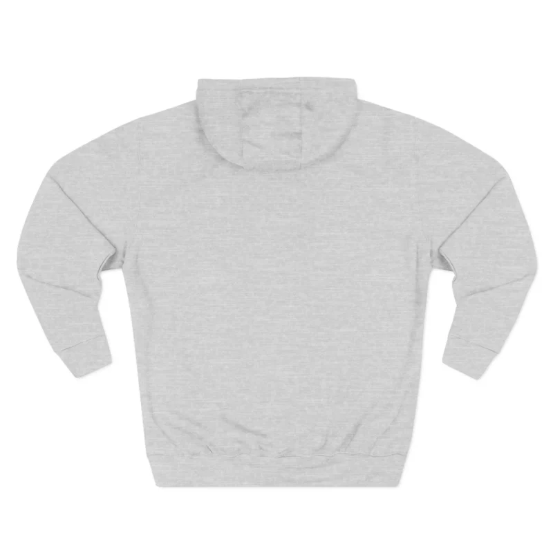 Slushy Noobz Martin Sucks Three-Panel Fleece Hoodie Heather Grey Back Side