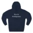 Slushy Noobz Martin Sucks Three-Panel Fleece Hoodie Navy