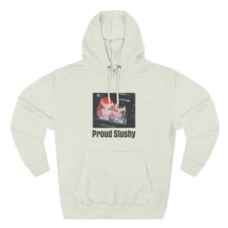 Slushy Noobz Martin Sucks Three-Panel Fleece Hoodie Oatmeal Heather Slushy Noobz Martin Sucks Three-Panel Fleece Hoodie Oatmeal Heather