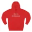 Slushy Noobz Martin Sucks Three-Panel Fleece Hoodie Red