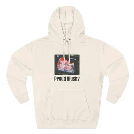 Slushy Noobz Martin Sucks Three-Panel Fleece Hoodie Sandshell Slushy Noobz Martin Sucks Three-Panel Fleece Hoodie Sandshell
