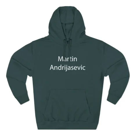 Slushy Noobz Martin Sucks Three-Panel Fleece Hoodie Sports Green