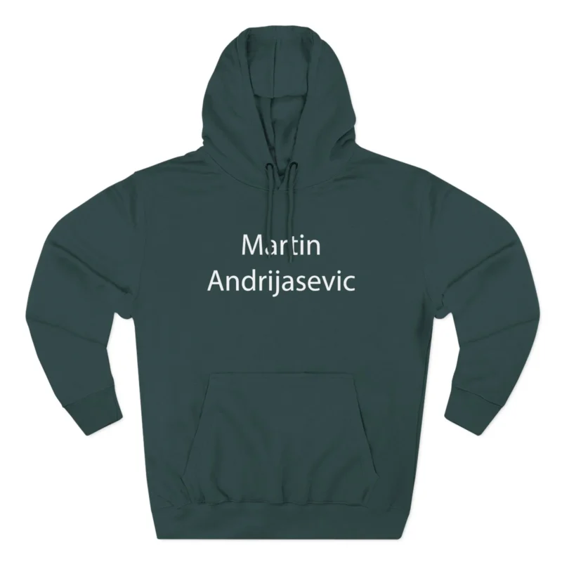 Slushy Noobz Martin Sucks Three-Panel Fleece Hoodie Sports Green