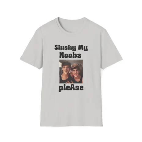 Slushy Noobz Martin and Hamzah Comedy T-Shirt Ice Grey Slushy Noobz Martin and Hamzah Comedy T-Shirt Ice Grey